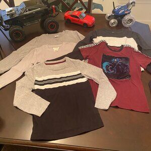 Boys 6-7 Long Sleeve Pullover Shirts - Great for School! Very good condition!